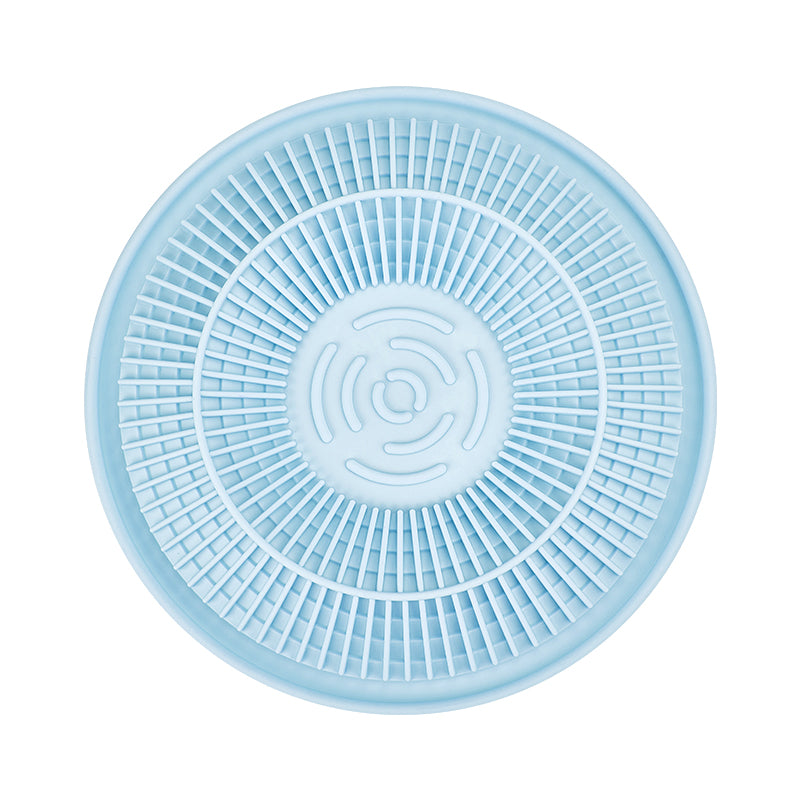 Tulou Inspired Round Silicone Lick Mat Slow Feeder for Dogs and Cats