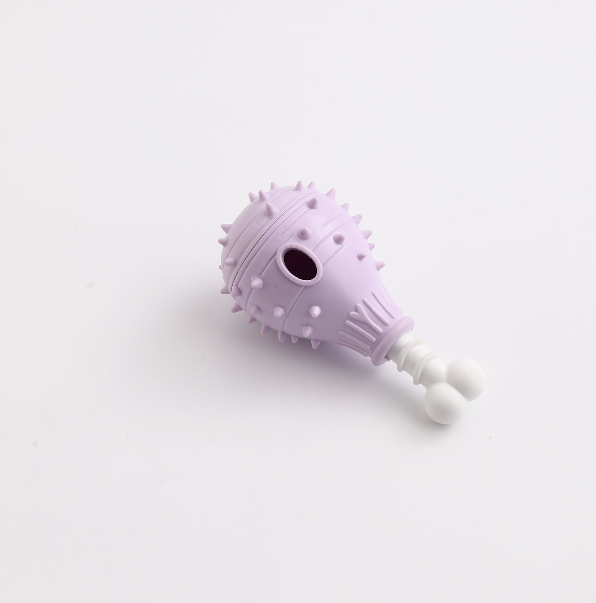 Juguete dispensador de premios para perros con forma de pata de pollo, juguete de morder de TPR para perros pequeños, 4 colores pastel