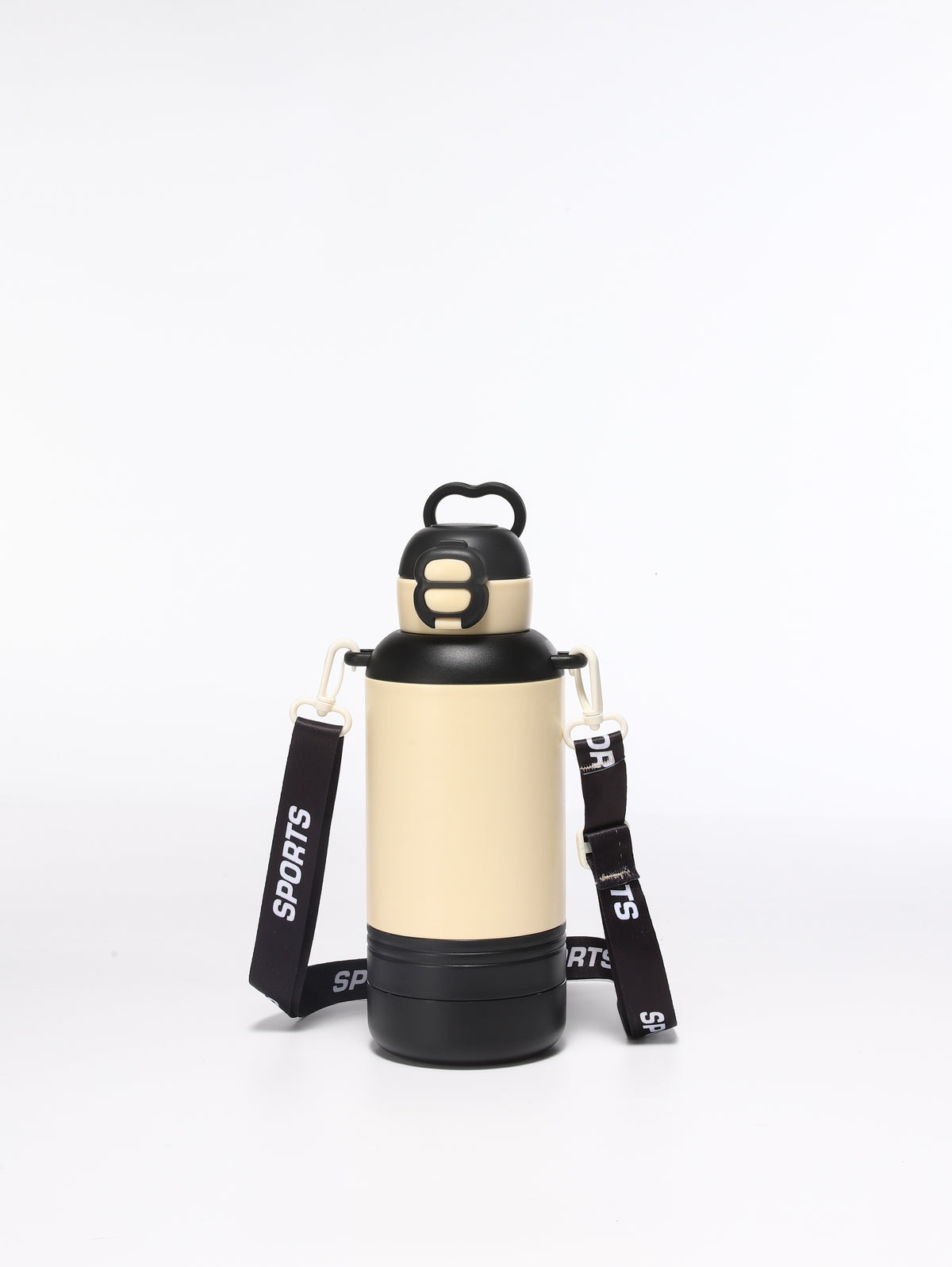 Botella de agua térmica para perros de 32 oz con bebedero y comedero desmontables para senderismo