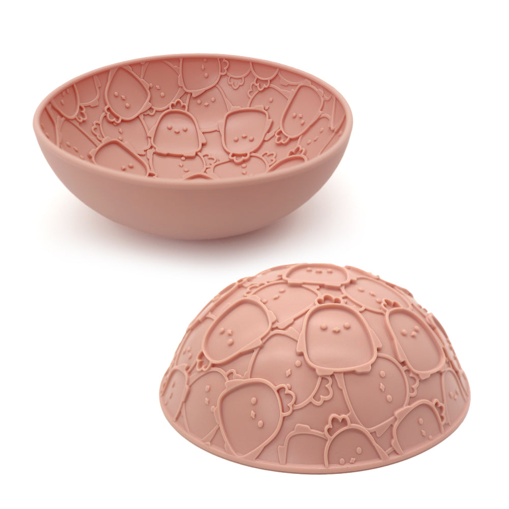 Silicone Reversible Slow Feeder Bowl and Lick Mat for Cats and Dogs