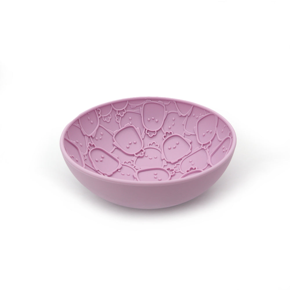 Silicone Reversible Slow Feeder Bowl and Lick Mat for Cats and Dogs