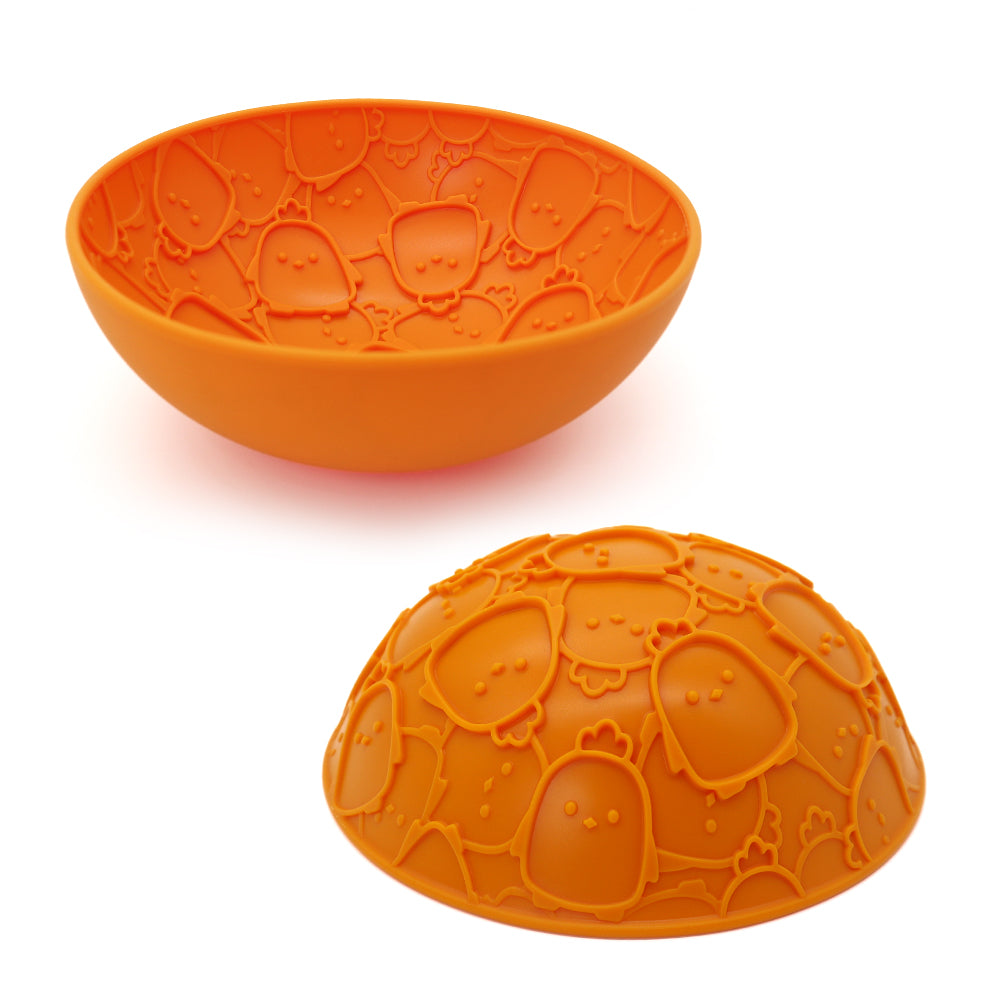 Silicone Reversible Slow Feeder Bowl and Lick Mat for Cats and Dogs