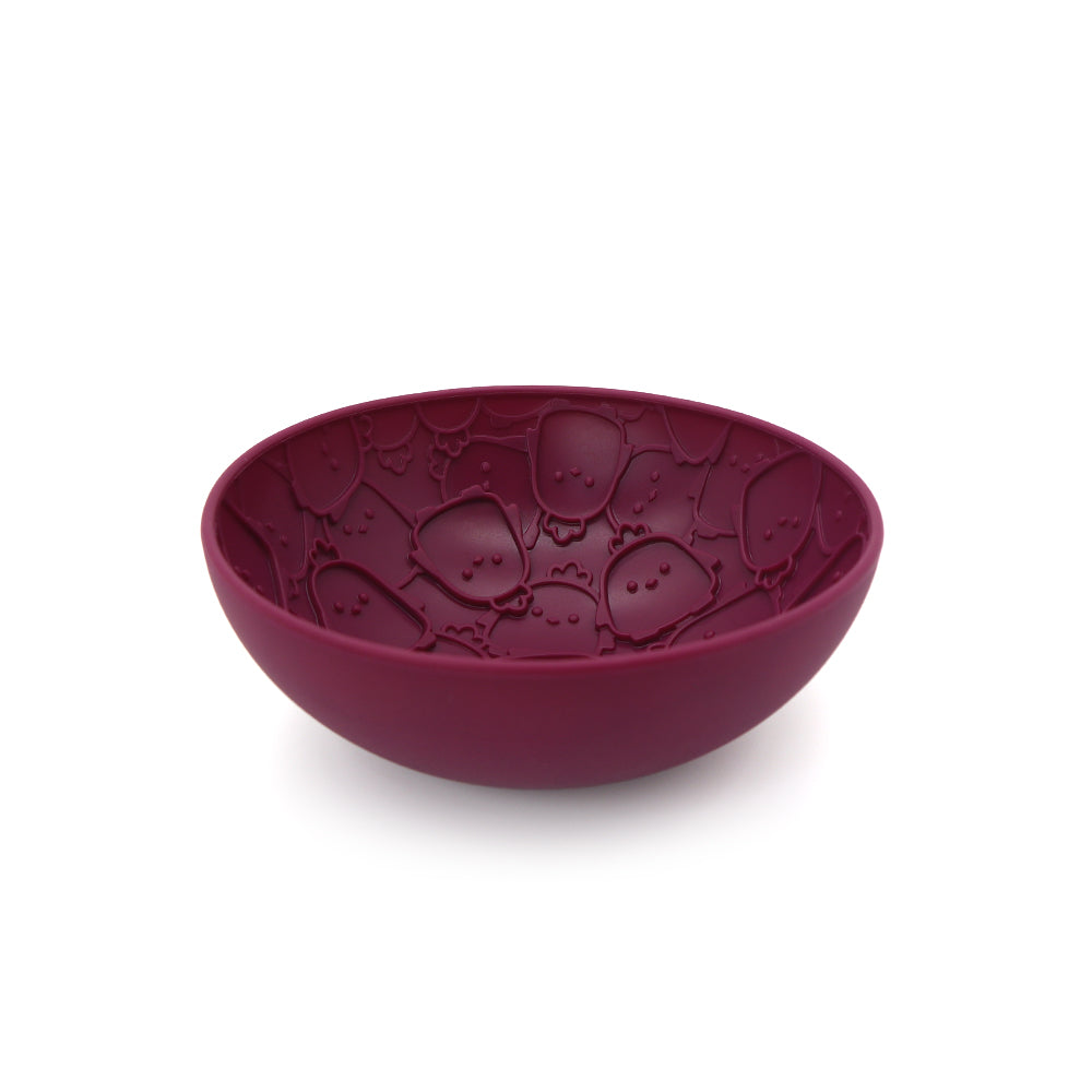 Silicone Reversible Slow Feeder Bowl and Lick Mat for Cats and Dogs