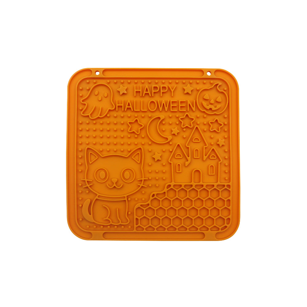 Halloween Silicone Lick Mat for Dogs with Suction Cups 20.1cm