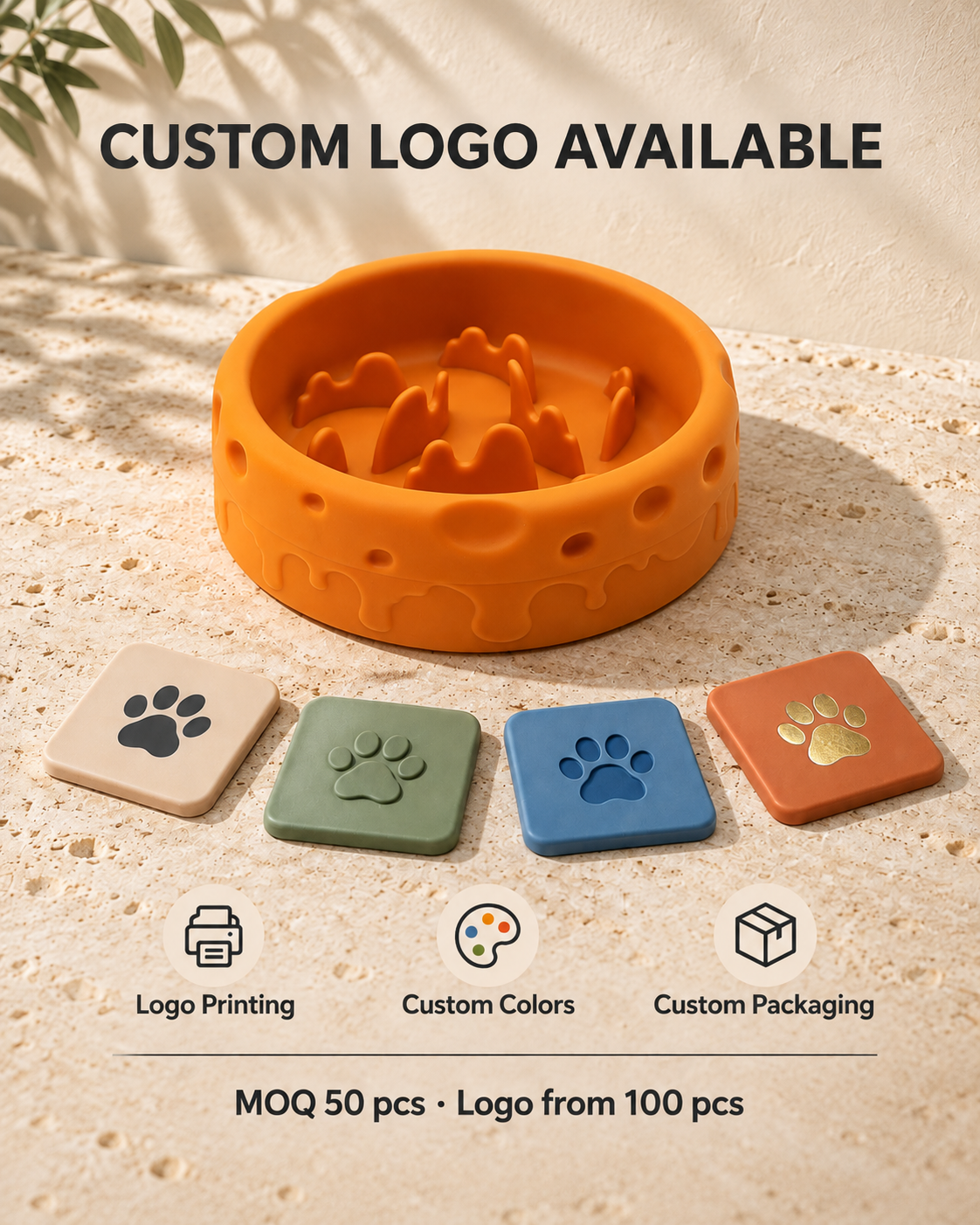 Comedero lento de silicona para perros y gatos con diseño de queso e interior estriado