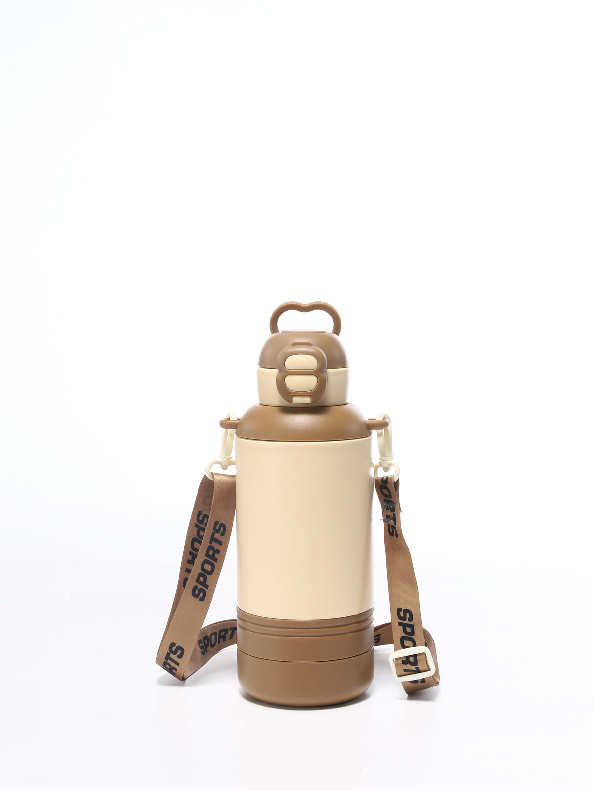 Botella de agua térmica para perros de 32 oz con bebedero y comedero desmontables para senderismo