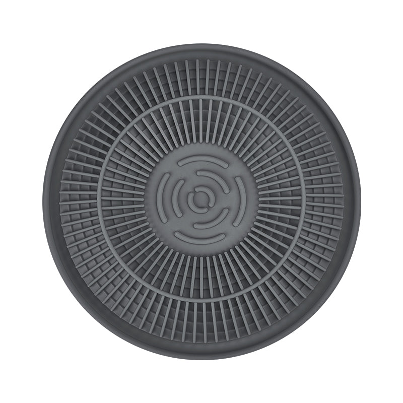 Tulou Inspired Round Silicone Lick Mat Slow Feeder for Dogs and Cats