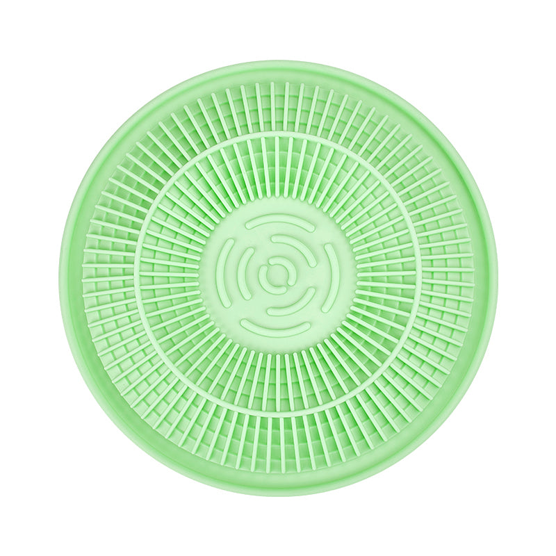 Tulou Inspired Round Silicone Lick Mat Slow Feeder for Dogs and Cats