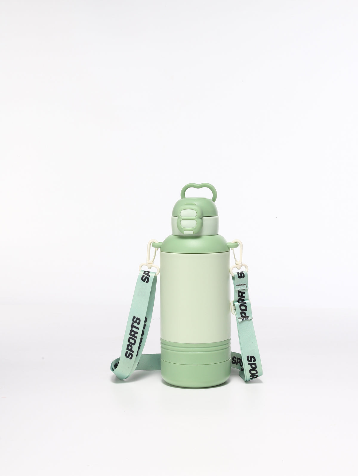 Botella de agua térmica para perros de 32 oz con bebedero y comedero desmontables para senderismo