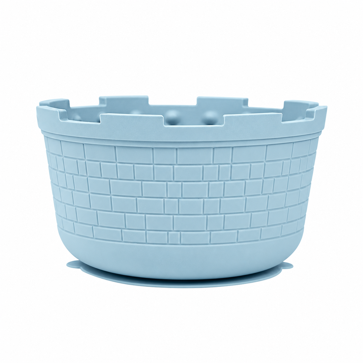 Silicone Castle Slow Feeder Bowl with Suction Base and Lick Surface