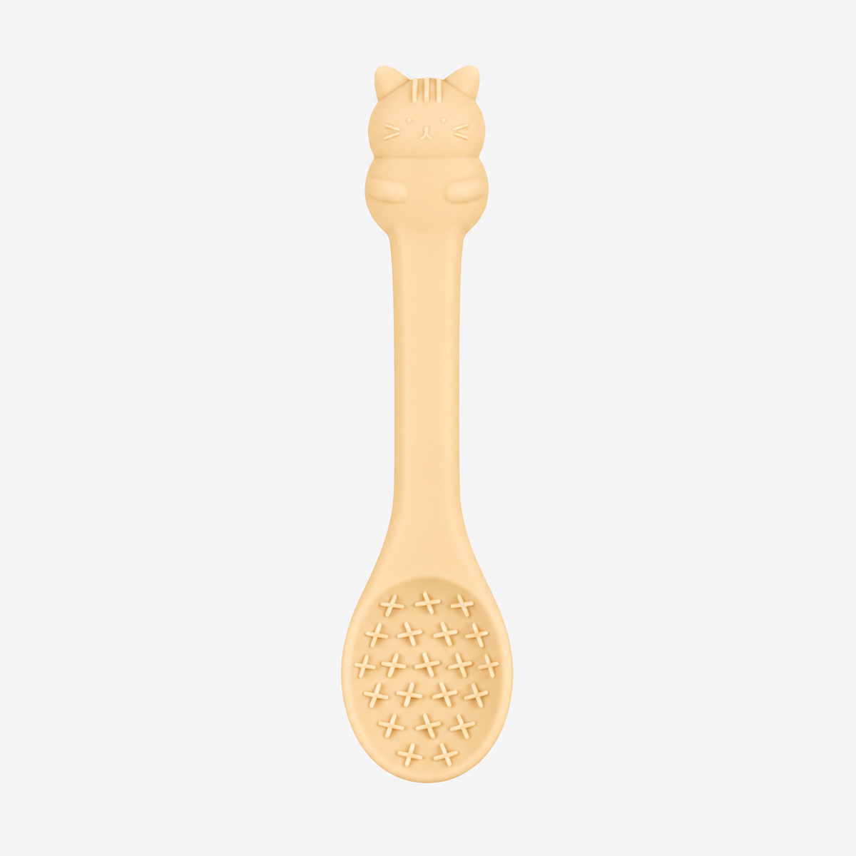 Handheld Silicone Slow Feeder Lick Spoon with Cross Posts for Cats and Dogs