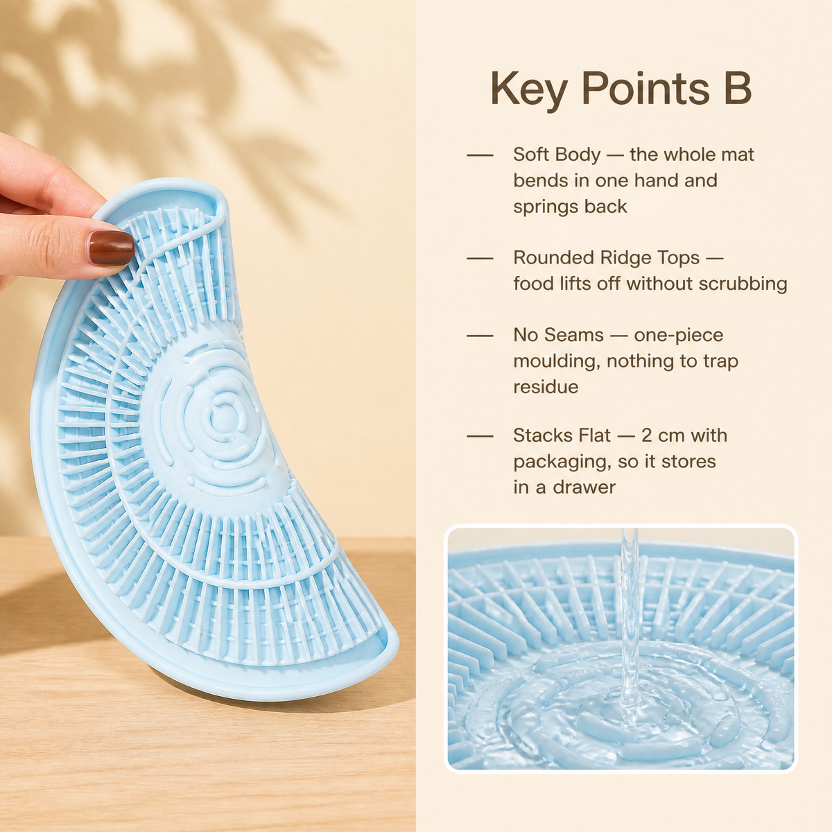 Tulou Inspired Round Silicone Lick Mat Slow Feeder for Dogs and Cats