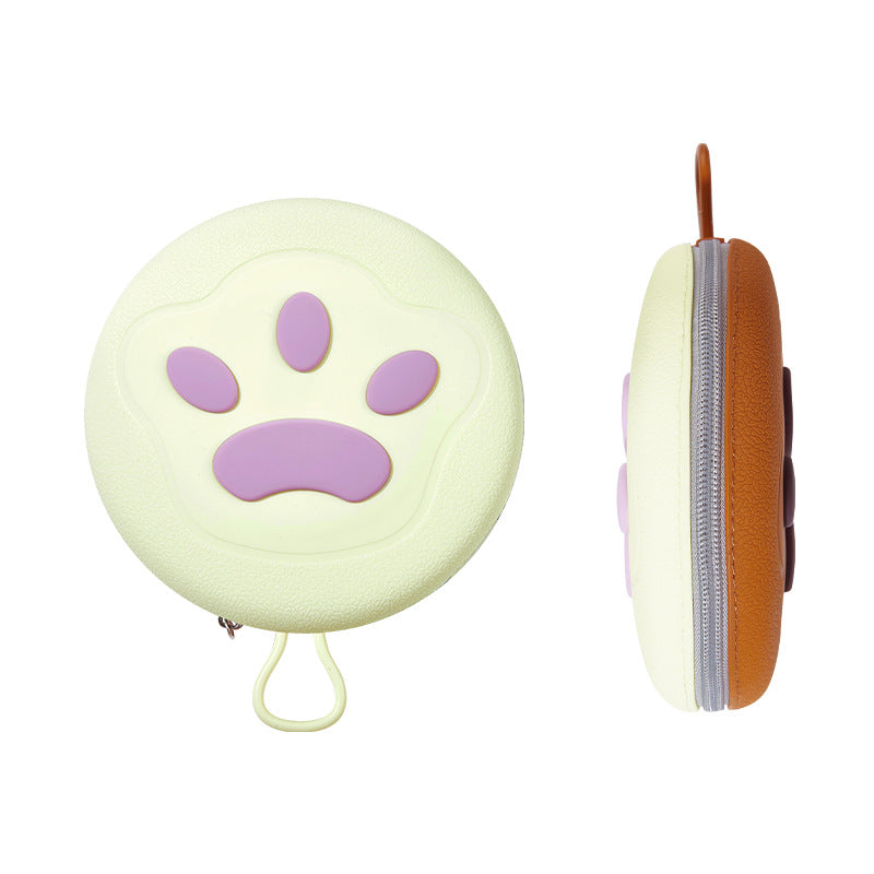 Collapsible Silicone Dog Travel Bowl Set with Zipper Case and Dual Food Bowls