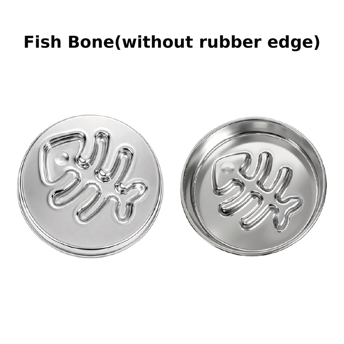 304 Stainless Steel Slow Feeder Dog Bowl 22 cm Round Reversible for Fast Eaters